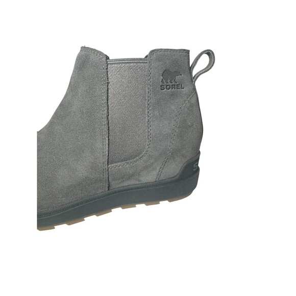 Sorel Women's Size 9.5 Evie II Chelsea Waterproof Bootie - Quarry/Grill Gray - Picture 3 of 16